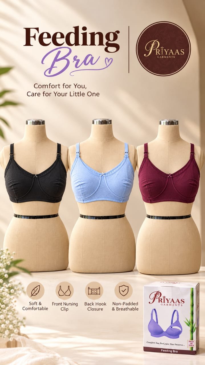 Pack of 3 Maternity Feeding Bra