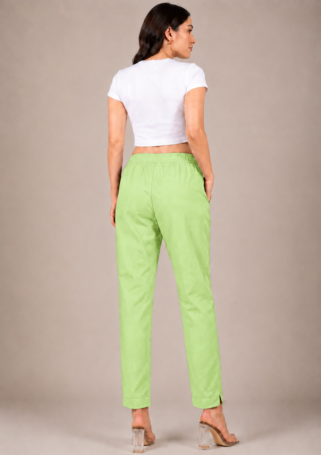 Pista Green Straight Kurta Pant