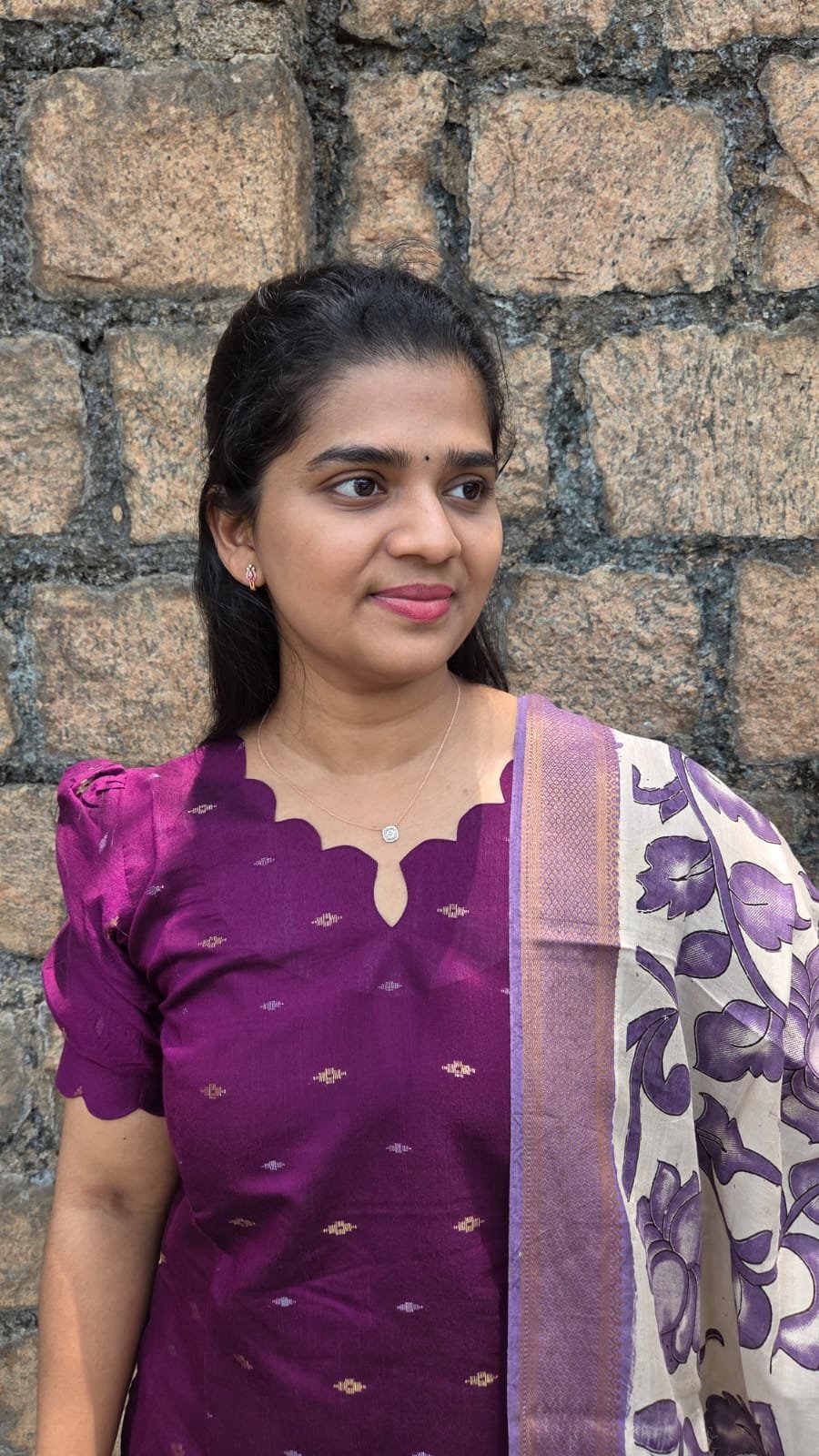 Purple Kurta Set