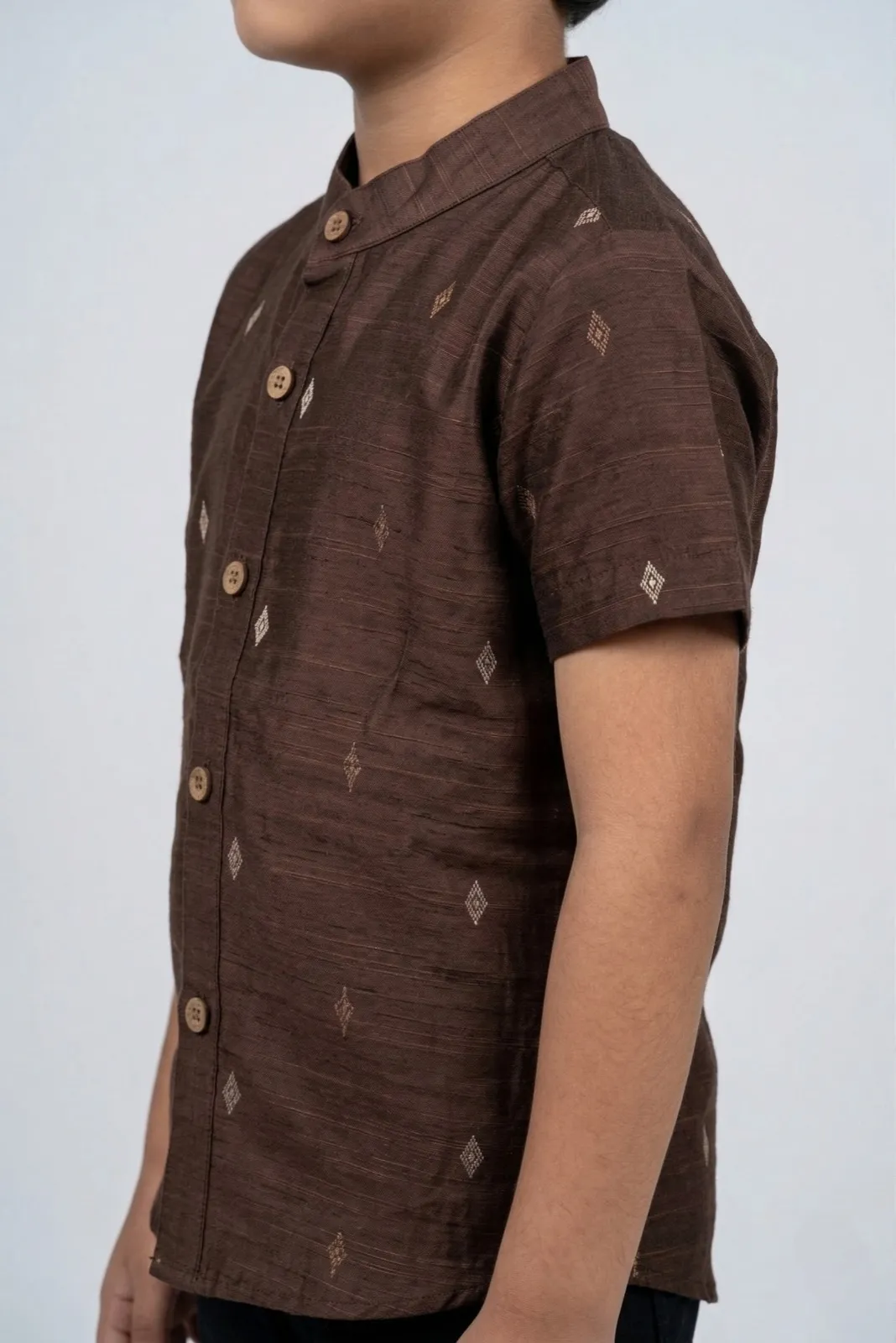 Coffee Brown Shirt for Boy Baby