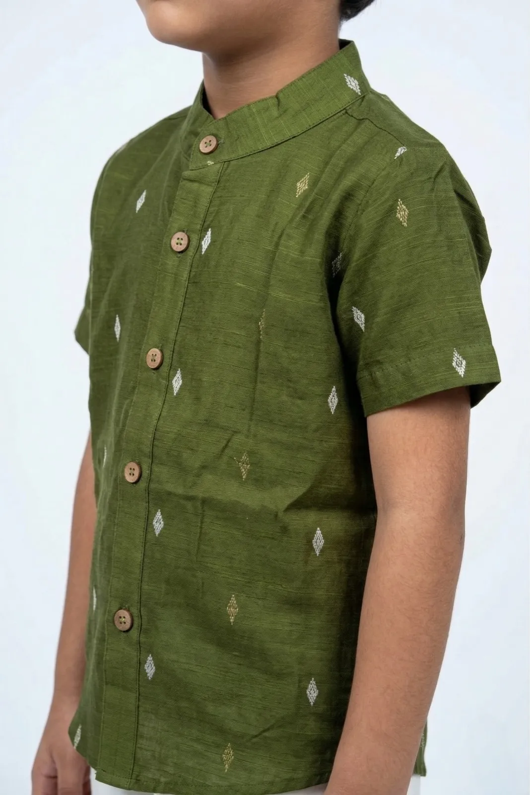 Olive Green Shirt for Boy Baby