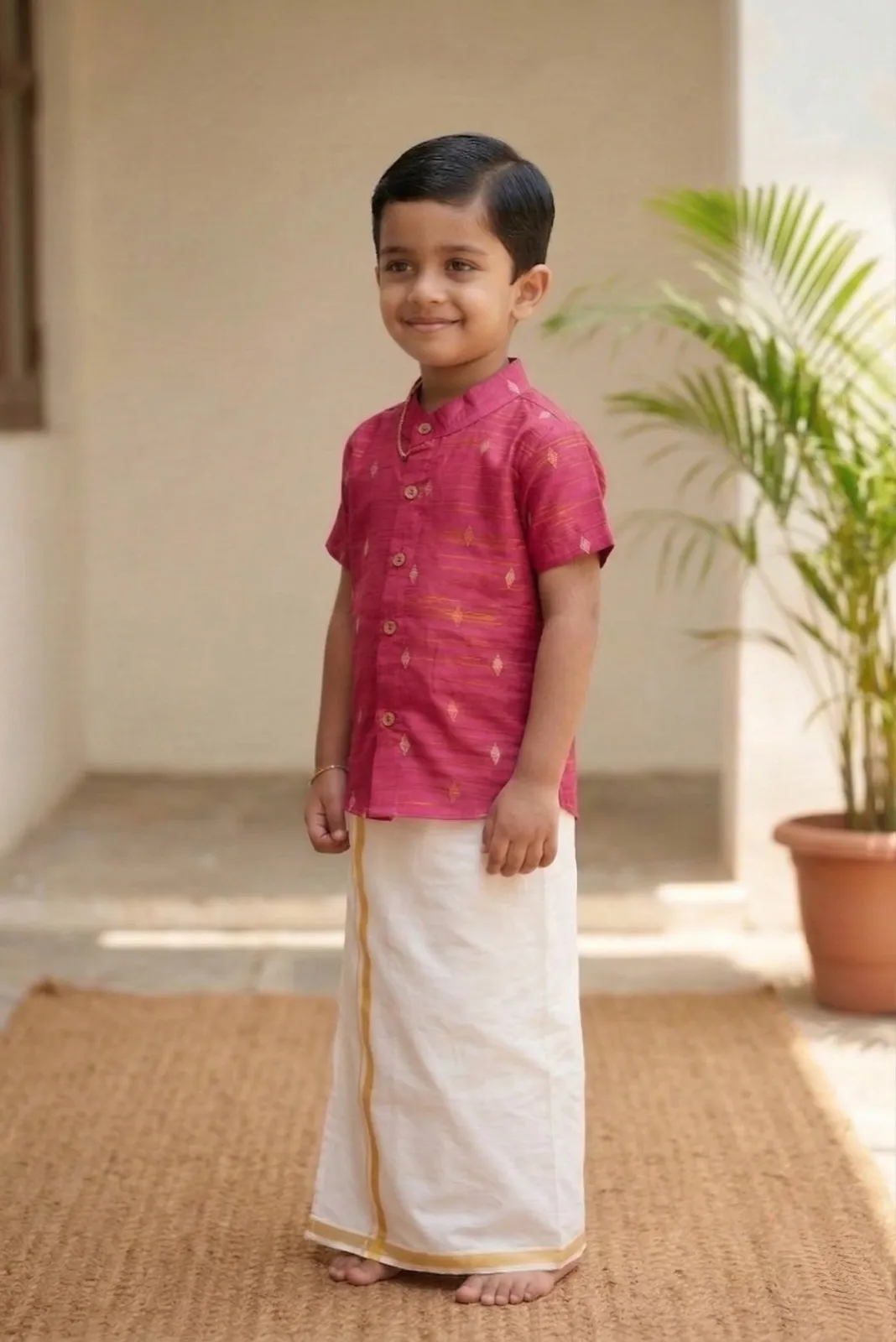Rani Pink Shirt for Boy Baby