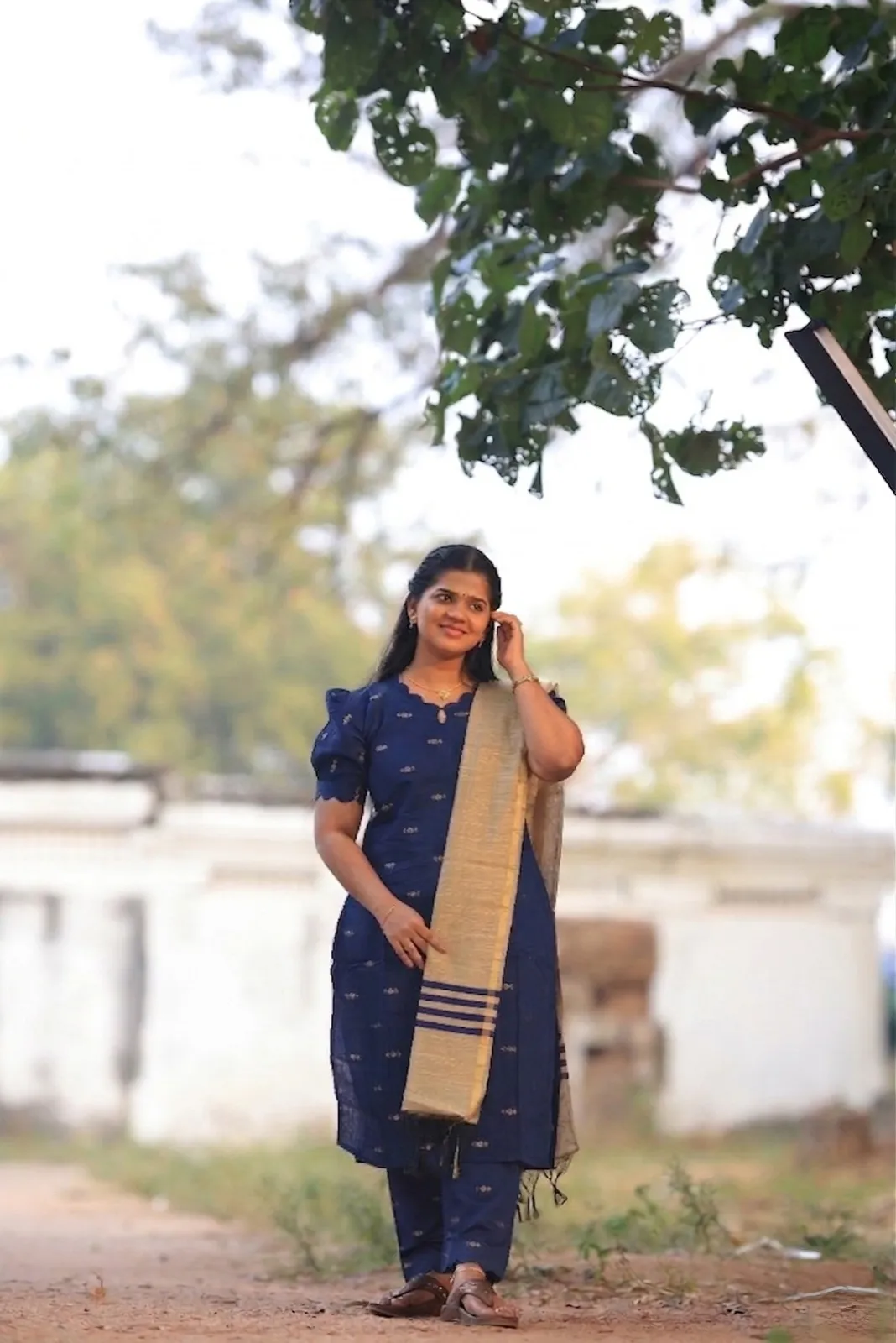 Navy Blue kurta set