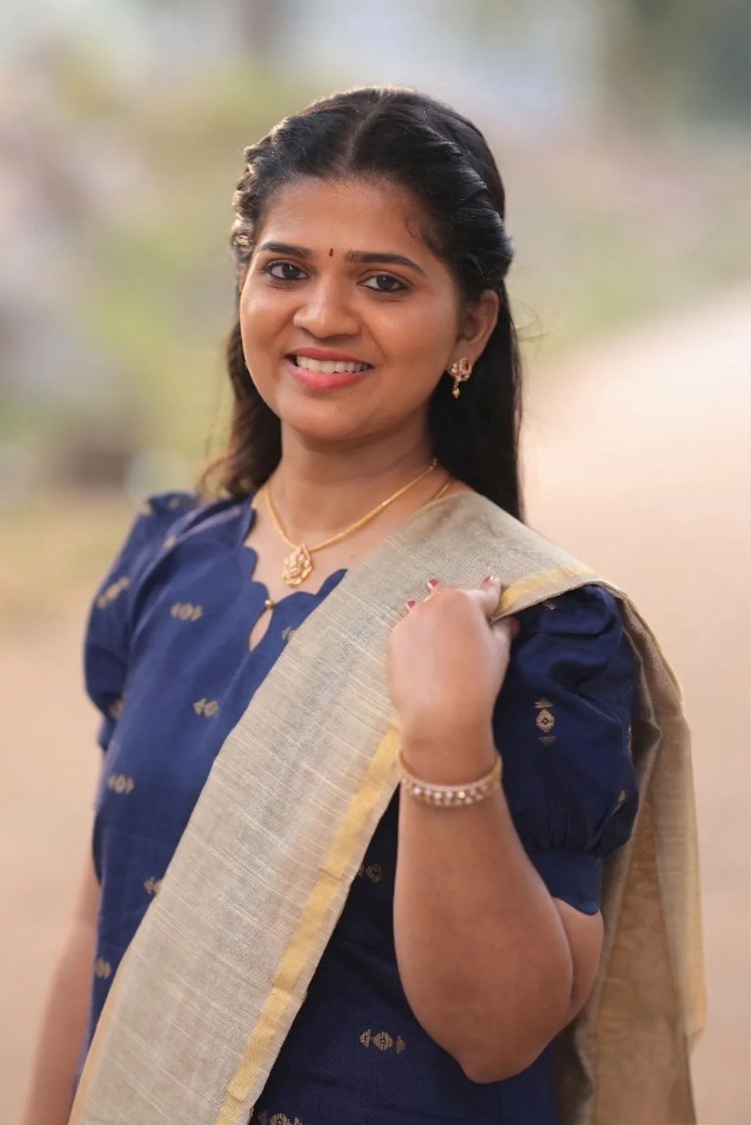 Navy Blue kurta set