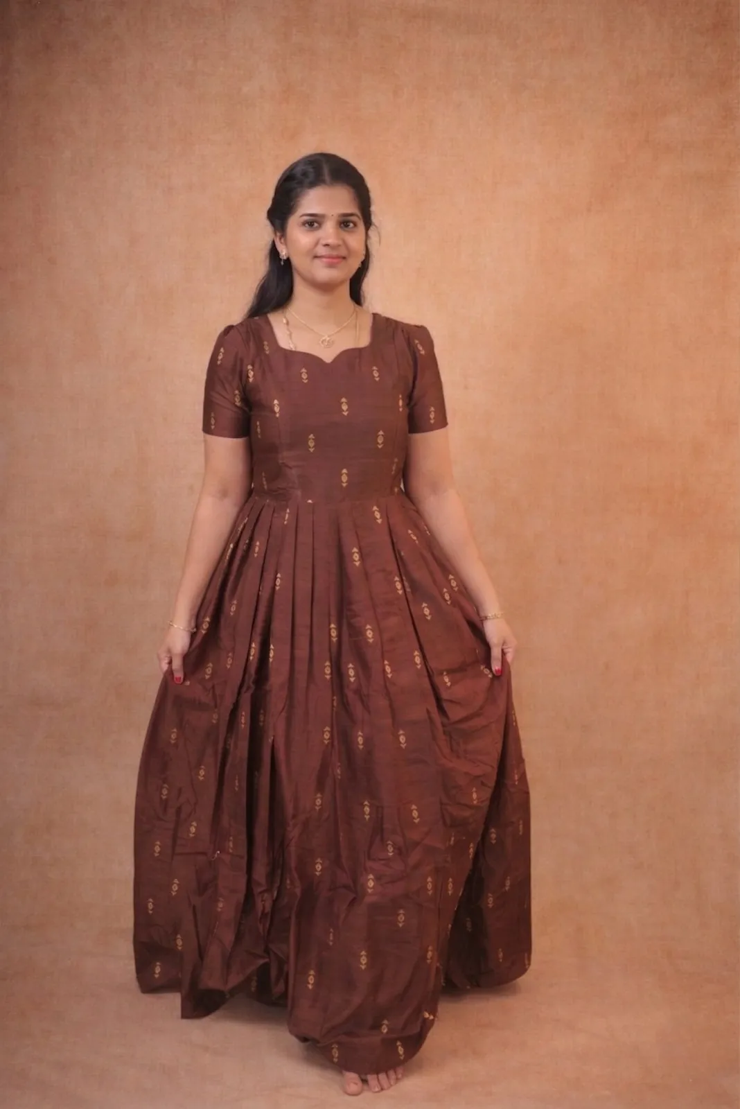 Brown Frock