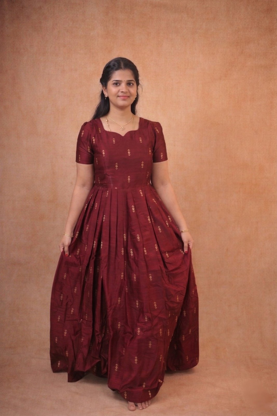 Maroon Frock