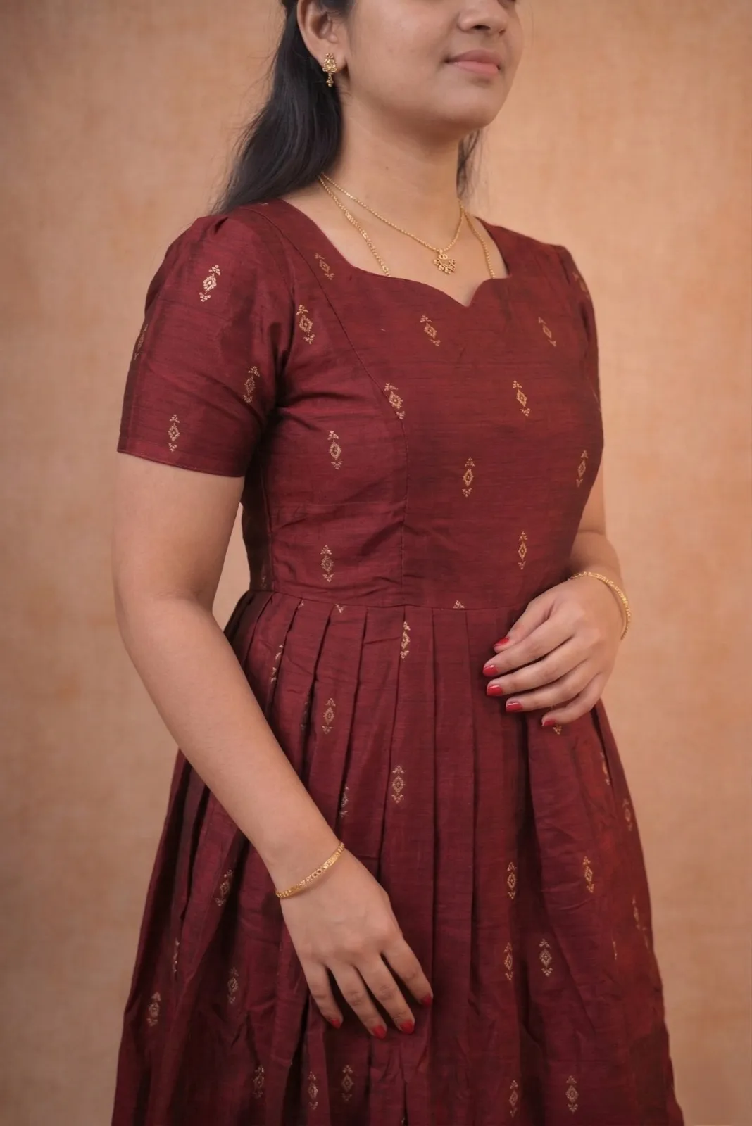 Maroon Frock