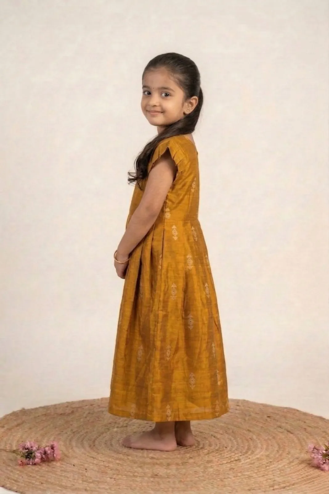 Mustard Yellow Baby Frock