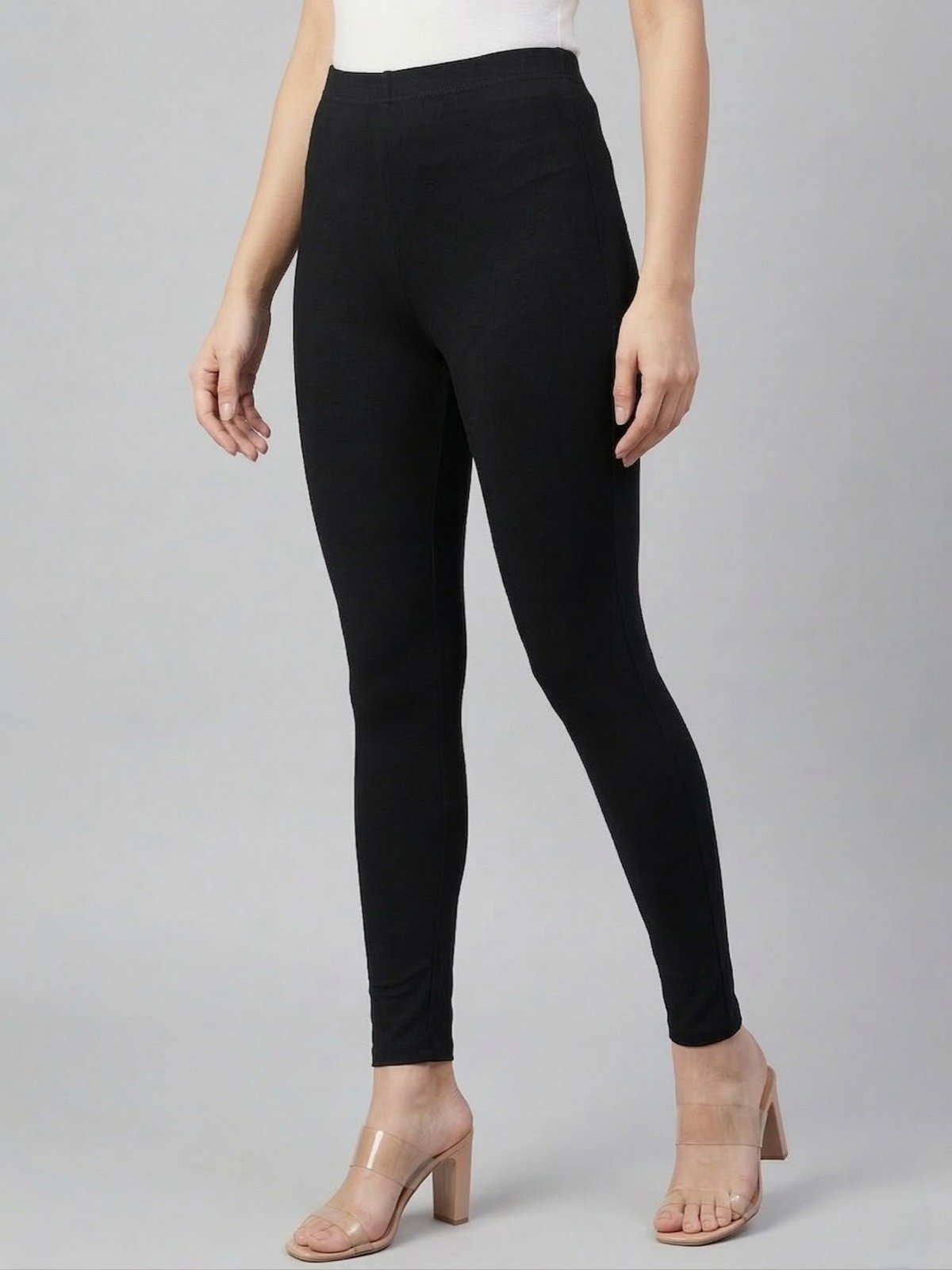 Black shimmer legging